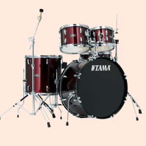 Tama Stagestar 5-piece Drum Set with Drumsticks and Throne - 22" Kick - Wine Red