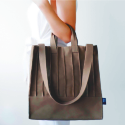 Brown Stitched Up Tote